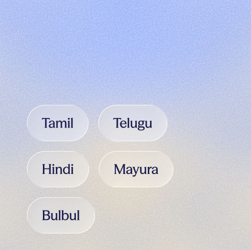 Samvaad understands accents and dialects, even when languages mix.