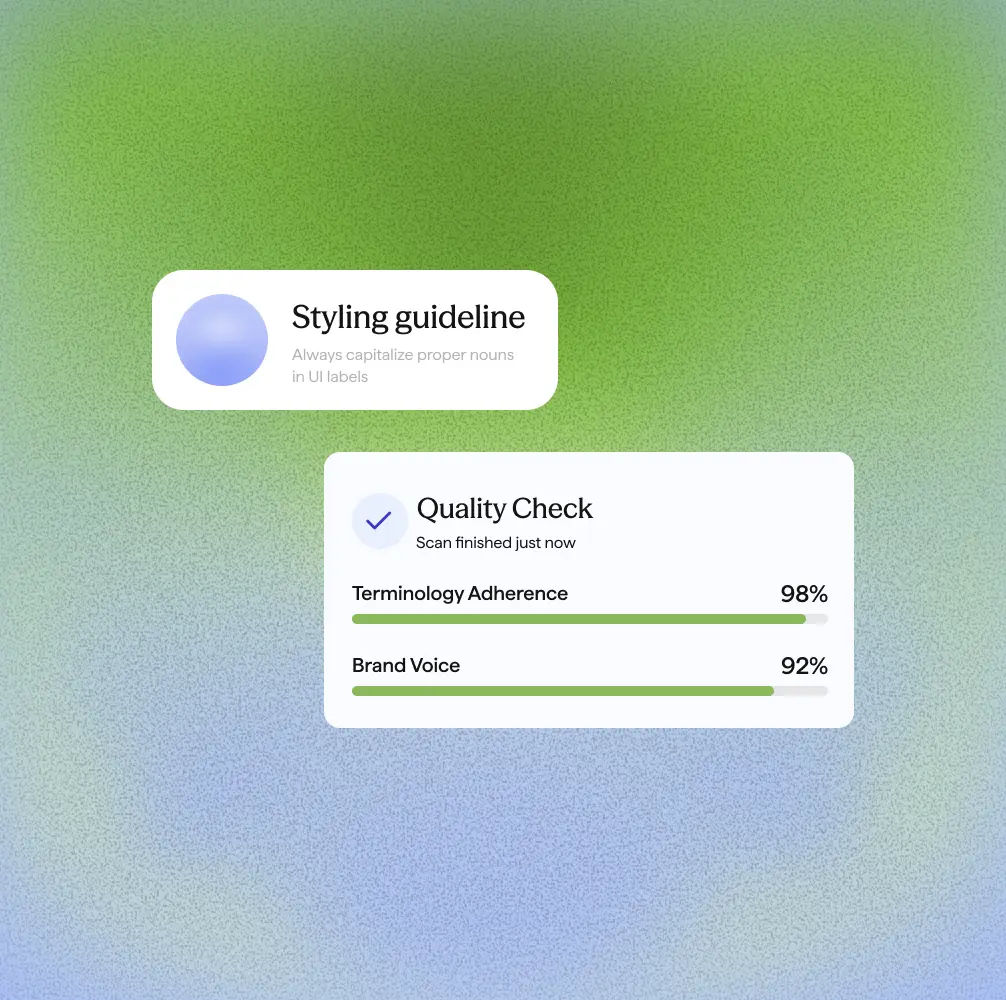 Standardised terminology