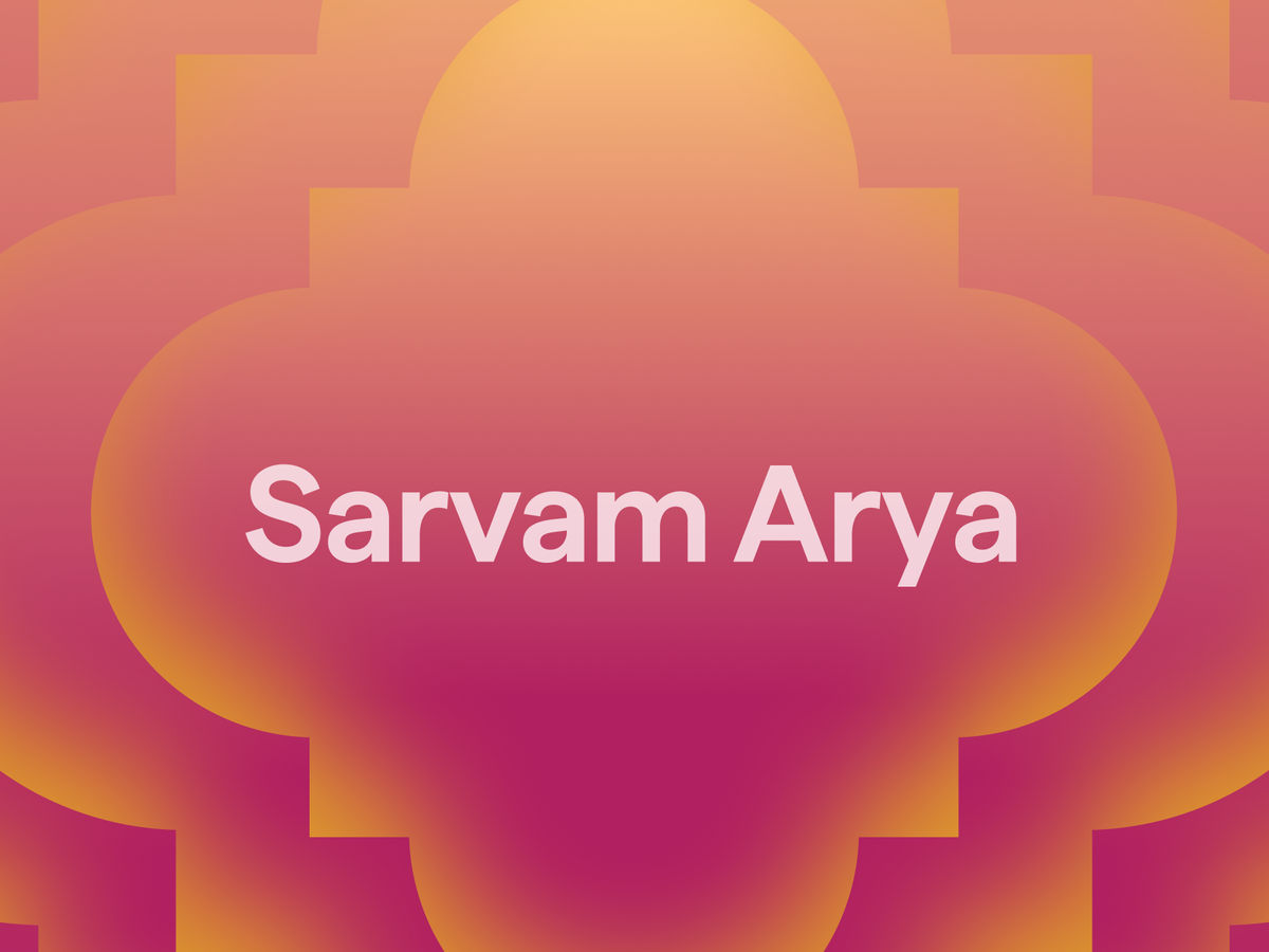 Introducing Sarvam Arya