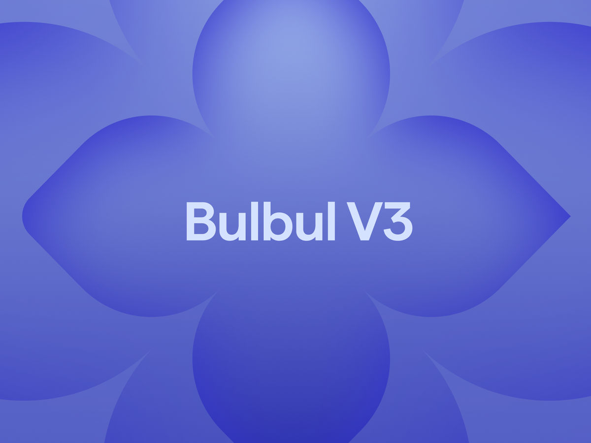 Introducing Bulbul V3: Natural. Expressive. Production-ready.