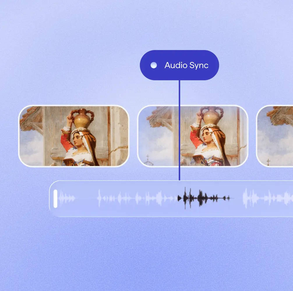 Precise audio-visual sync