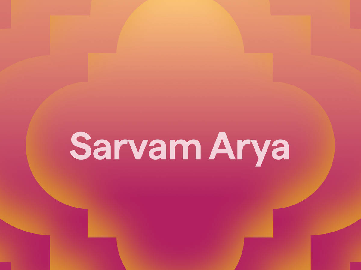 Introducing Sarvam Arya