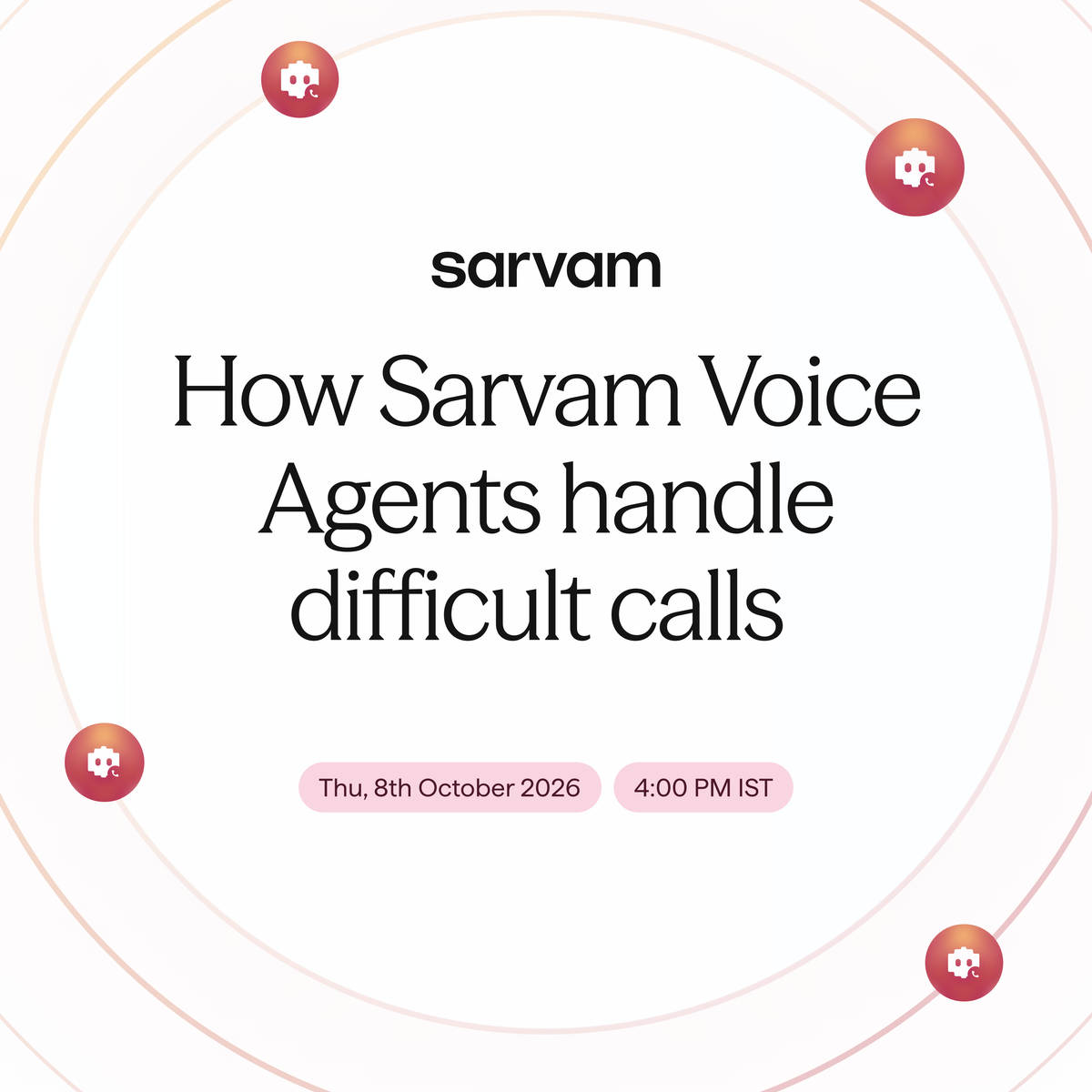 How Sarvam Voice Agents handle difficult calls