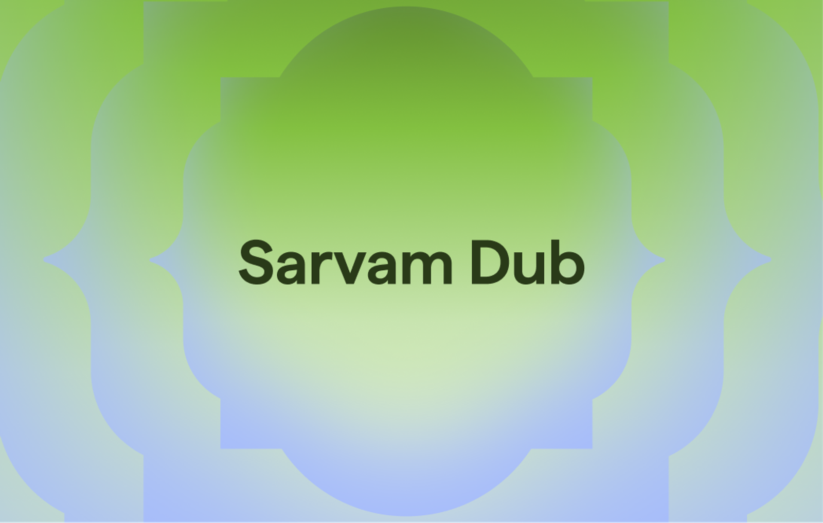 Sarvam Dub: State-of-the-Art Dubbing for Indian Languages