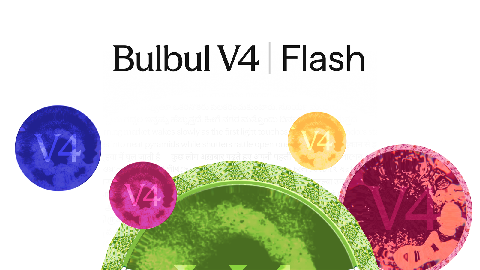 Introducing Bulbul V4 Flash: expressive text to speech built for real-time voice agents