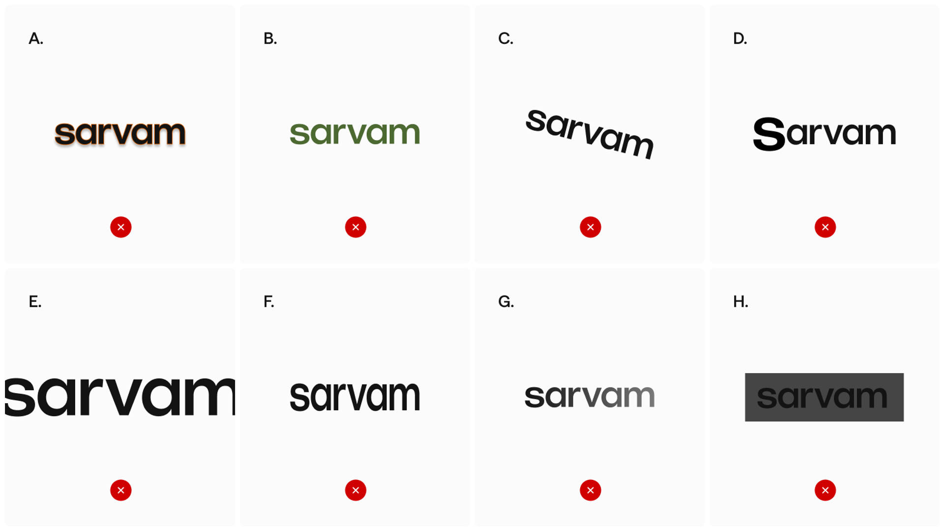 Incorrect wordmark usage